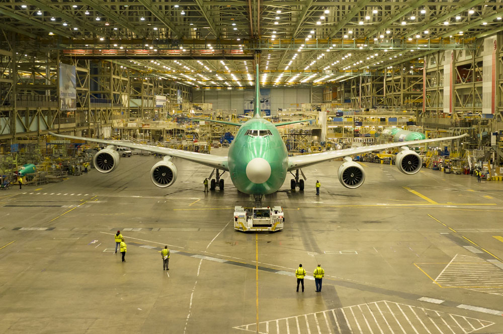 El último Boeing 747 sale de la fábrica de Everett
