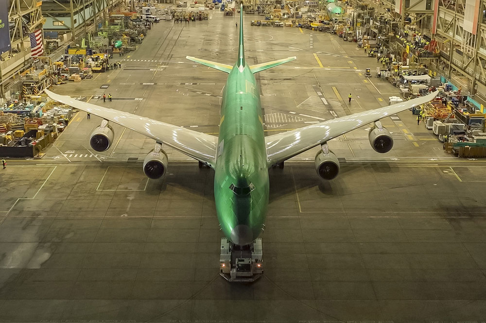 El último Boeing 747 sale de la fábrica de Everett