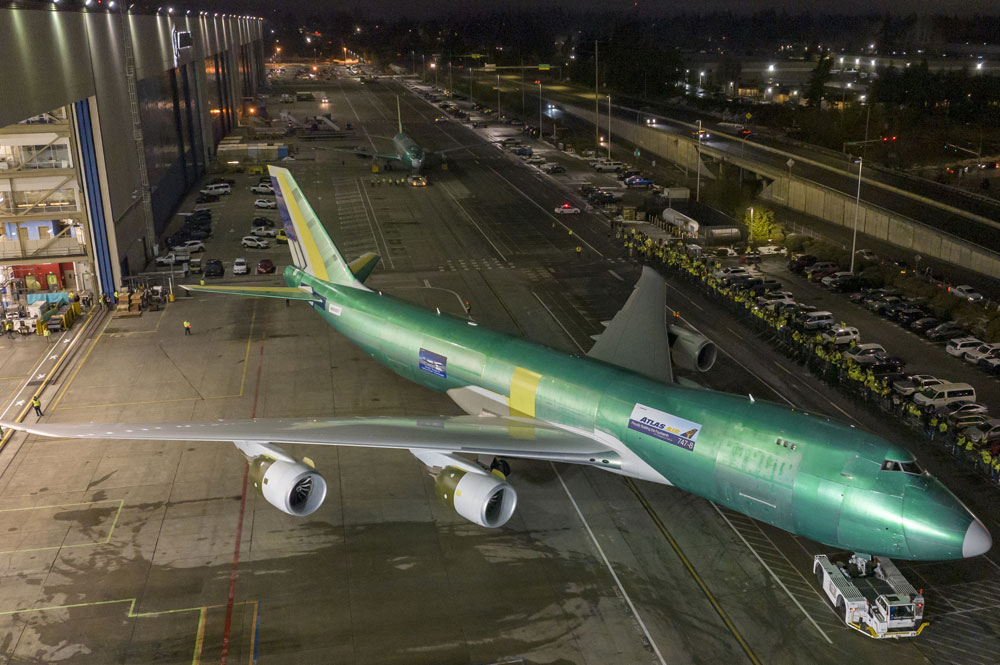 El último Boeing 747 sale de la fábrica de Everett